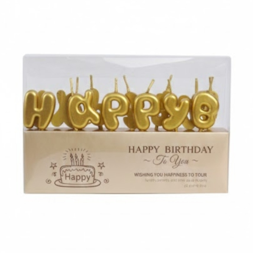 Свічка для торта літери happy birthday Київ - фото 3