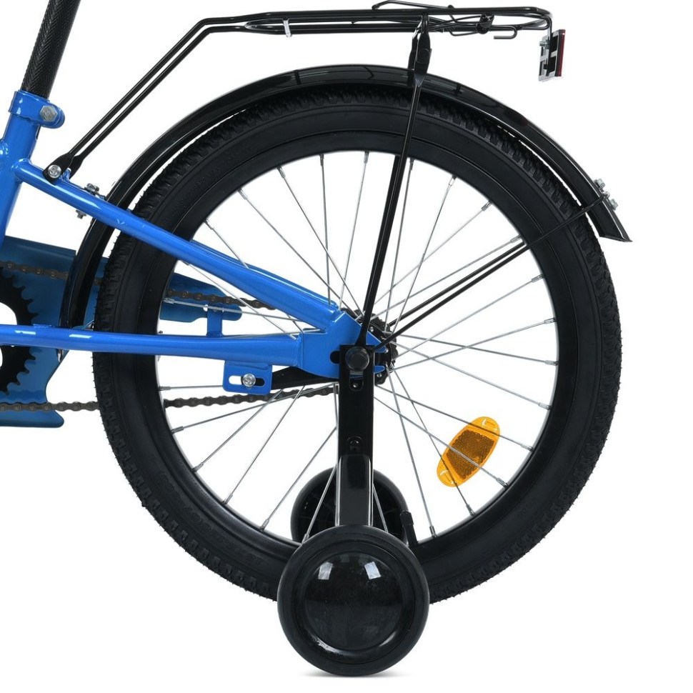 Велосипед дитячий MB 18012-1 колеса 18 дюймів, синій Вінниця - фото 2