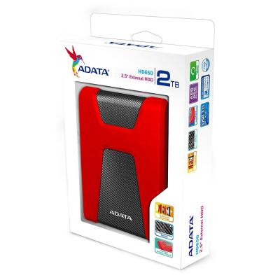 Зовнішній жорсткий диск 2.5&quot; 2TB ADATA (AHD650-2TU31-CRD) Вінниця - фото 6