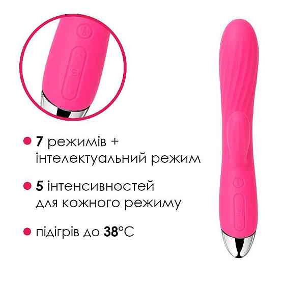 Інтелектуальний вібратор-кролик із підігрівом Svakom Angel Plum Red Sex Aura Київ