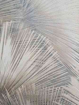 Обои виниловые на флизелиновой основе Rasch Incanto 1.06х10 абстракция фейерверк серые золото с серебром 3д Киев