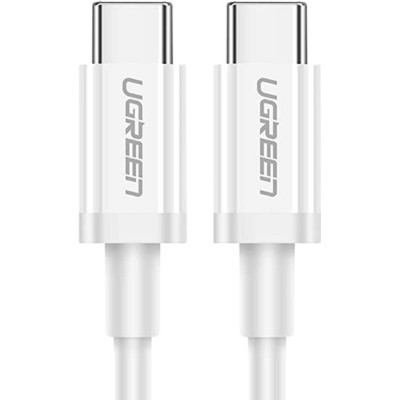 Дата кабель USB-C to USB-C 1.5m US264 18W ABS Cover White Ugreen (60519) Винница - изображение 2