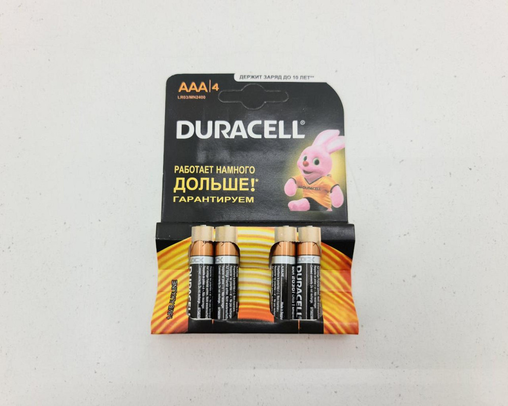 Батарейка Duracell (ААA R3) алкалінові (Б-4) (4 шт.) Харків - фото 3