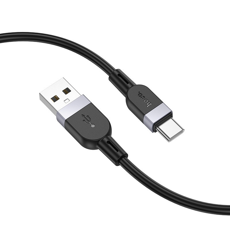 Кабель HOCO X109 Energy silicone charging data cable Type-C (L=1M) Black Одеса - фото 3