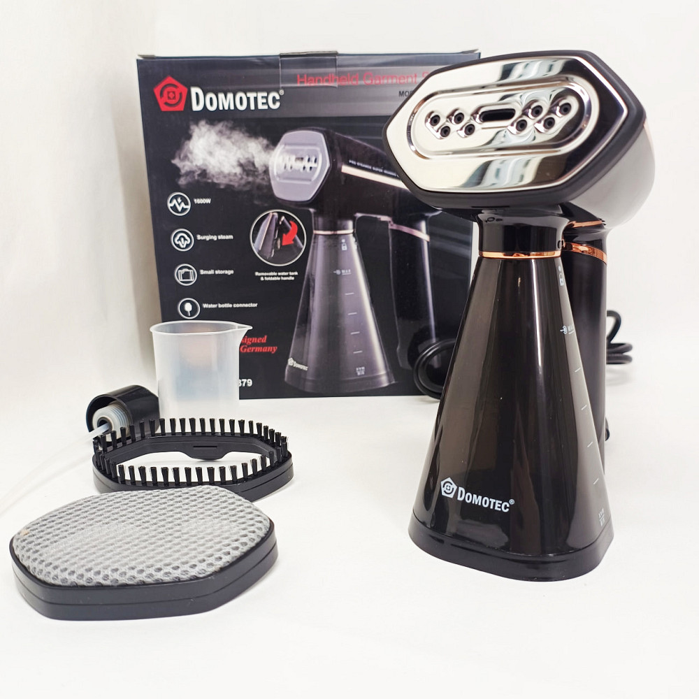 Удобный ручной отпариватель Domotec, Компактный паровой утюг для путешествий, Отпариватель для блузки QG-20 Львов - изображение 6