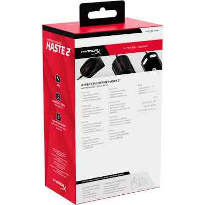 Мишка HyperX Pulsefire Haste 2 USB Black (6N0A7AA) Вінниця