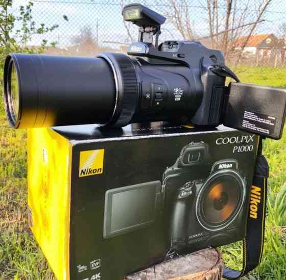 Nikon P1000+125Х Зум+WIFI+64GB sd Зумовик фотик поворотний дисплей. Харків