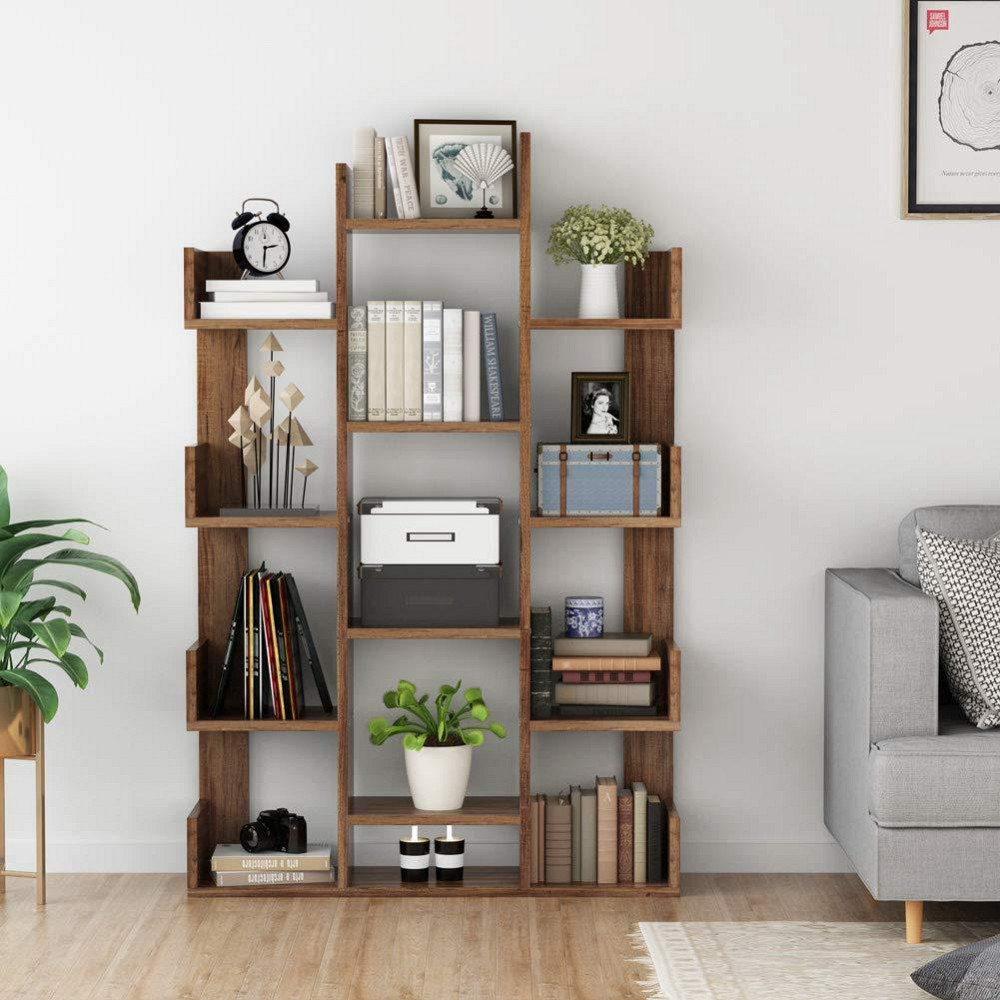 Книжковий стелаж "Діккенс 4" сепія Миколаїв - фото 2