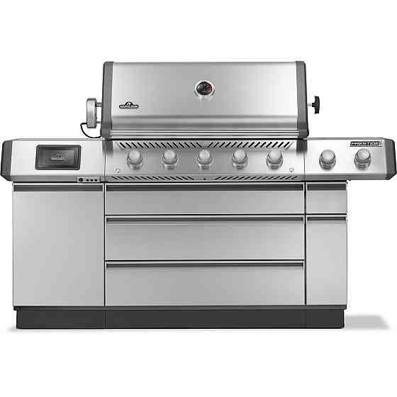 Газовый гриль Napoleon Prestige PRO 665 Connected с боковой конфоркой Sizzle Zone и вертилём нерж сталь PRO665VXRSIBPS Код: Ровно