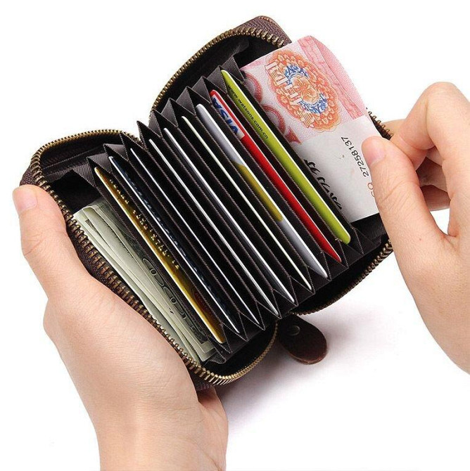 Візитниця Vintage 14604 Коричнева Київ - фото 10