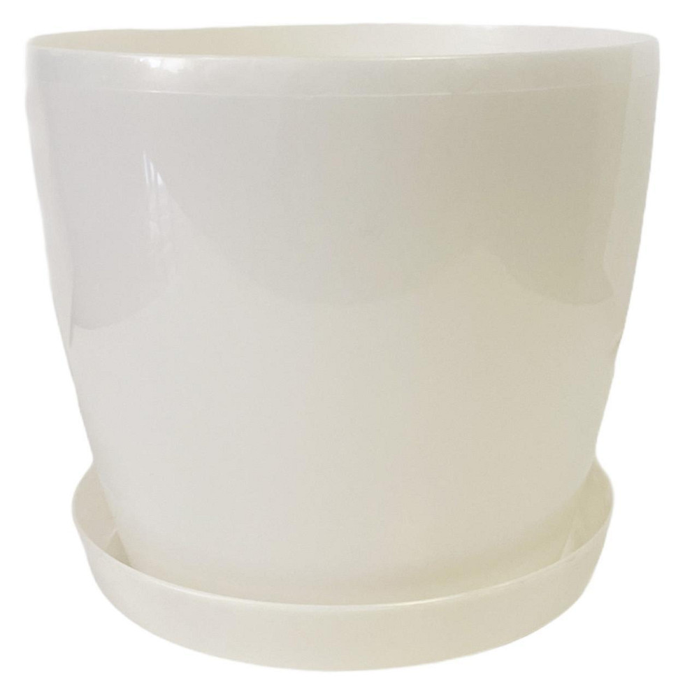 Горщик для квітів з підставкою "Магнолія" 155мм (кольори в асортименті) Харків - фото 6