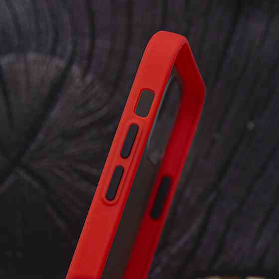 Чехол Funda (FULL PROTECTION) for iPhone 12 Pro Max Red/Black Киев