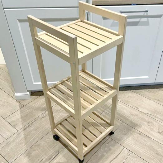 Етажерка для ванної на коліщатах "Морона" бланже Миколаїв - фото 1