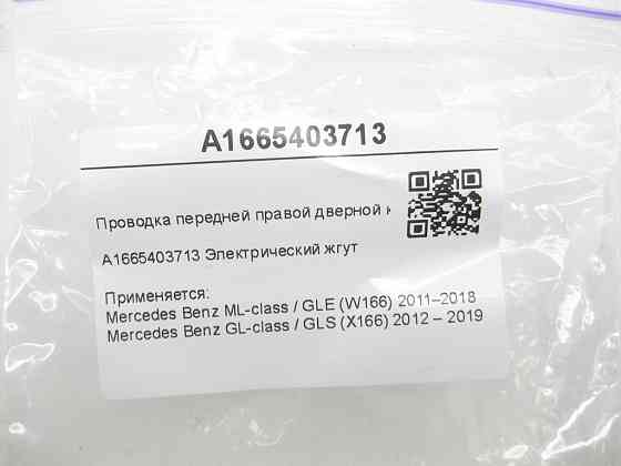 Mercedes-Benz  A1665403713 Проведення передньої правої дверної карти ML/GLE W166 GL/GLS X166 Одеса