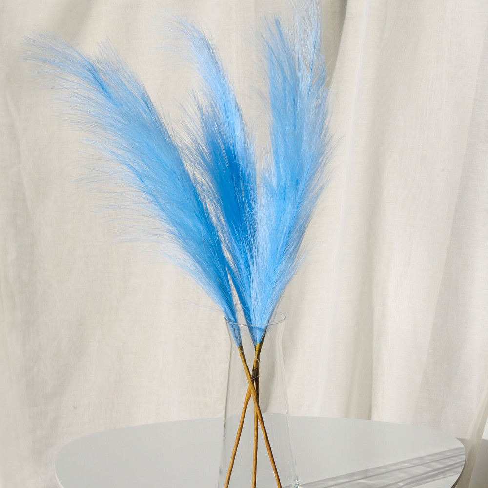 Пампас искусственный 75см 5шт/уп. Цвет: голубий WD-88 Львов - изображение 1