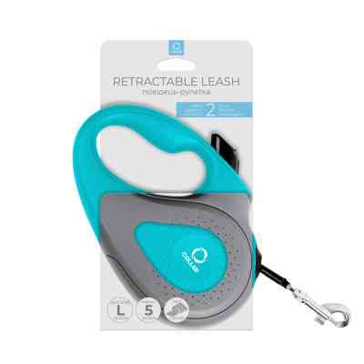 Повідок для собак Collar стрічка L до 50 кг 5 м блакитний (81262) Вінниця