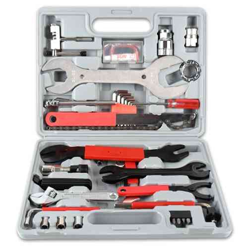 Набор для ремонта обслуживания велосипеда 44 предмета, в кейсе Винница