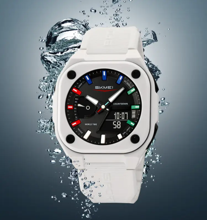 Годинник чоловічий наручний спортивний Skmei 2328 (Білий) Вінниця