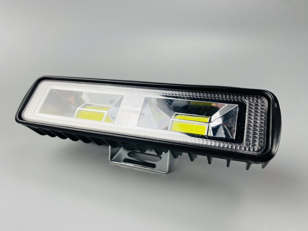Фара LED прямокутна (chip COB) 48W 6000K (2 діода) (15см х 4см х 4см) алюміній Мукачево - фото 9