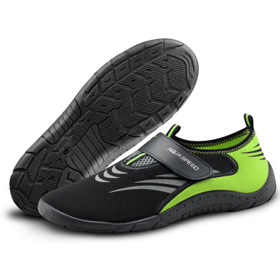 Аквашузы Aqua Speed Aqua Shoe Model 642-27A 35 чорний/салатовий 38 (5908217675989) Винница - изображение 1