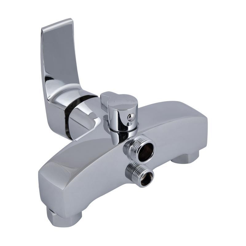 Смеситель для ванны с длинным поворотным изливом, c душевым гарнитуром Qtap Swan Eco QTSWA2601CRM45533 Chrome Харьков - изображение 3