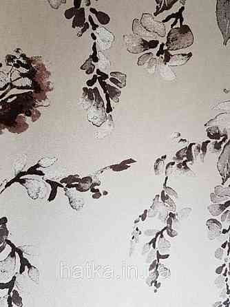Шпалери флізелінові Khroma LAV502 LA VIE EN ROSE сірі гілки коричневі квіти Київ