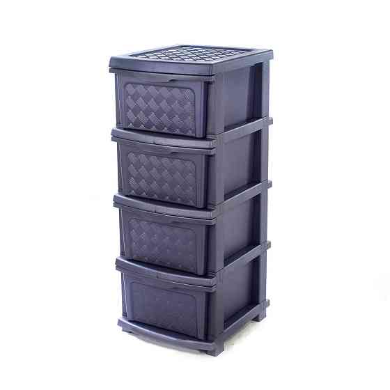 Пластиковый комод R-PLASTIC 34*40 СМ Фиолетовый Одесса