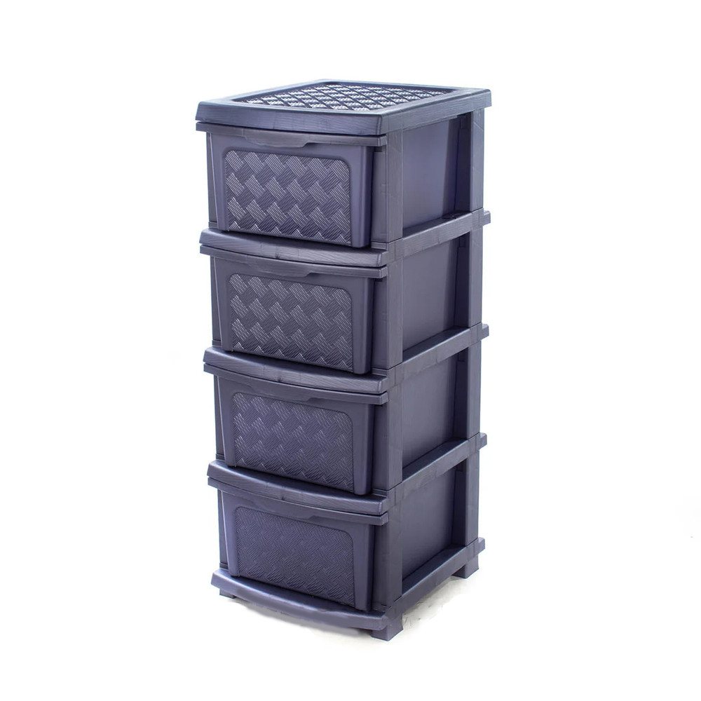 Пластиковый комод R-PLASTIC 34*40 СМ Фиолетовый Одесса - изображение 1