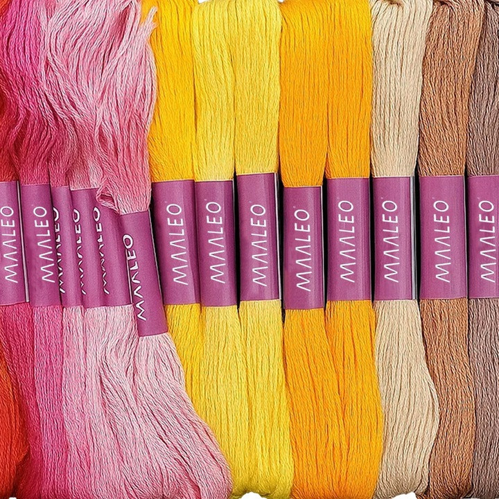 Набор ниток для вышивания мулине 100 цветов с аксессуарами Maaleo (25724) Нововолынск - изображение 5