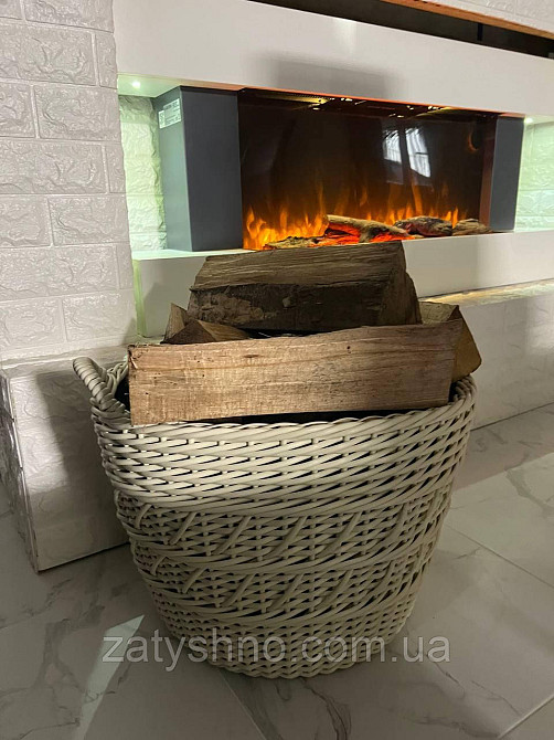 Кошик для дров плетений з ротанга Київ - фото 5