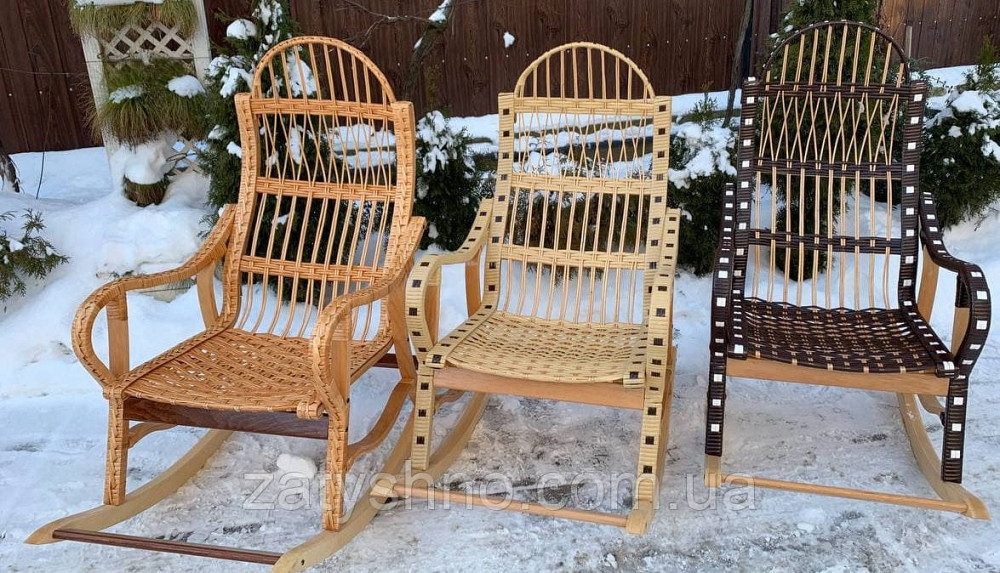 Кресло-качалка из лозы  удобная Киев - изображение 3