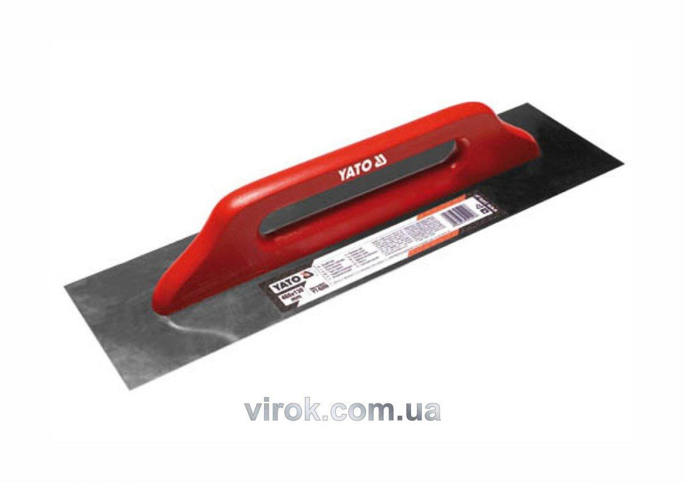 Терка гладилка YATO : L= 380x130 мм. нержавіюча [10] Одеса - фото 1