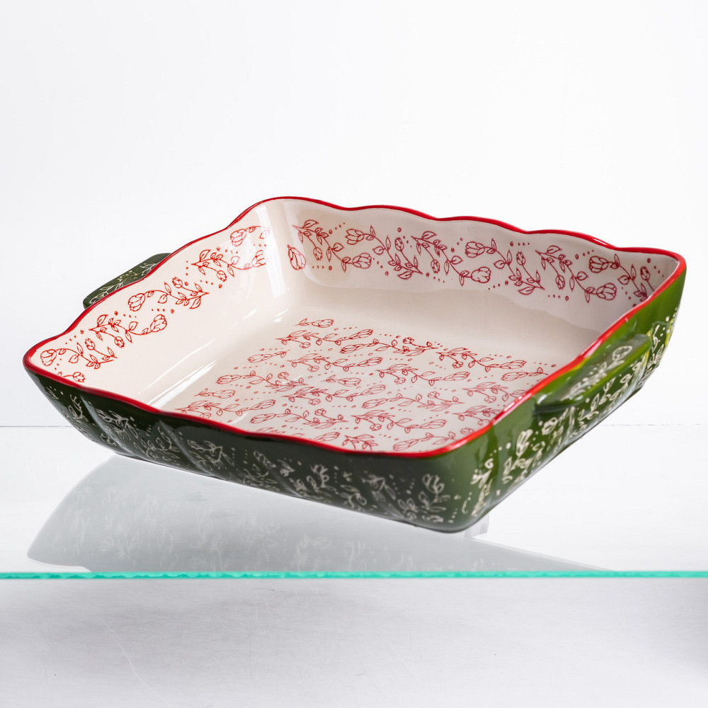 Форма для запікання та сервірування Vintage Прямокутна з ручками HM05-12 Київ - фото 5