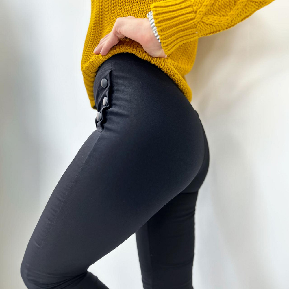 Демисезонные лосины леггинсы Daily джинс-коттон на флисе 40 Киев - изображение 4