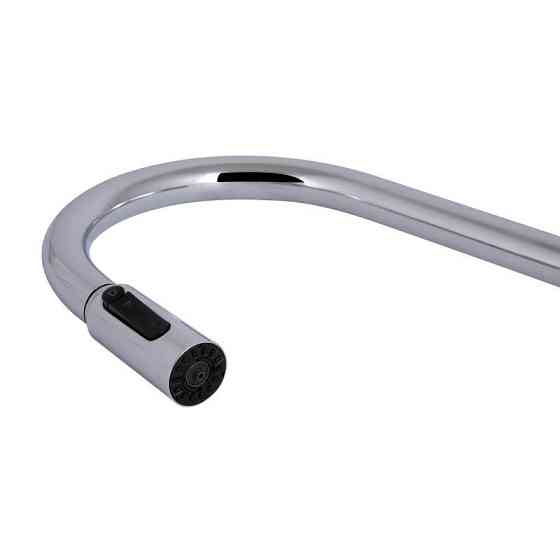 Смеситель для кухни Qtap Rozcesti с выдвижным изливом и подключением к фильтру QTROZ366CRM45938 Chrome Киев