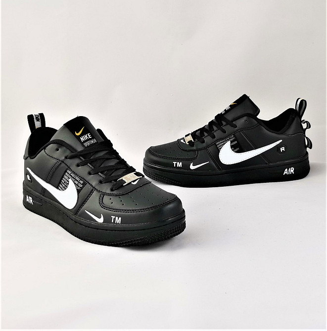 Кроссовки Nike Force Черные Женские Форсы Найк (размеры: 38) Видео Обзор Днепр - изображение 10