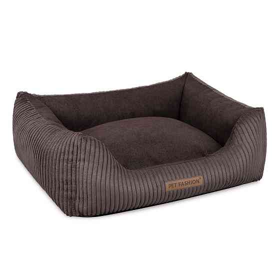 Лежак Pet Fashion DEVID для собак шоколадний 62*50*19 Киев