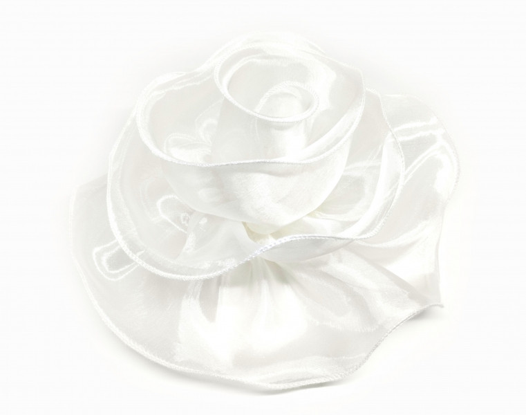 Брошь классическая большая 22 см Роза белая Киев - изображение 1