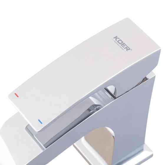 Однорычажный смеситель для умывальника Koer KB-10007-01 хром KR3438 Харьков