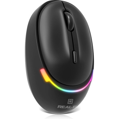 Мышка REAL-EL RM-440W Wireless/Bluetooth Black (EL123200045) Винница - изображение 11