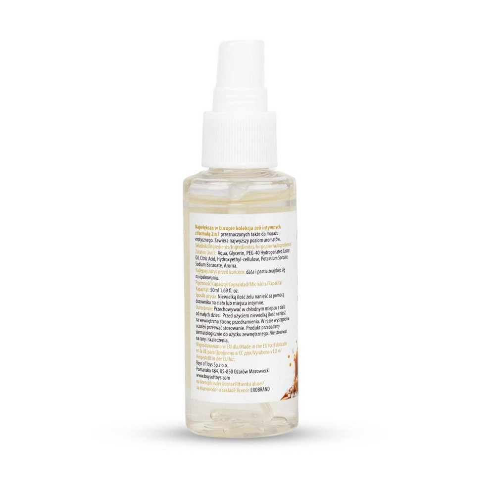 2в1 лубрикант та масажний гель - MyLove Aroma Series Intim&Massage Salted Caramel, 50 мл Sex Aura Київ - фото 4