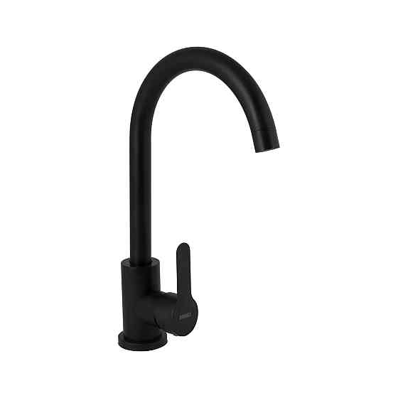 Змішувач для кухні Brinex Pure 015F U-подібний Black Matt BRIPUR015FBLM Київ