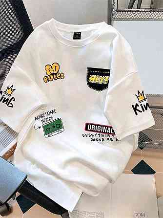 Футболка женская с принтом  42 Белая 2664081948 Днепр