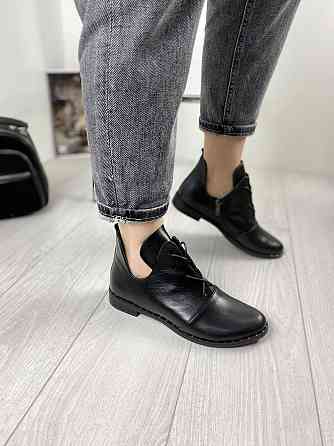 Черевики жіночі Odzi чорні натуральна шкіра 37р. (2343) Коломия