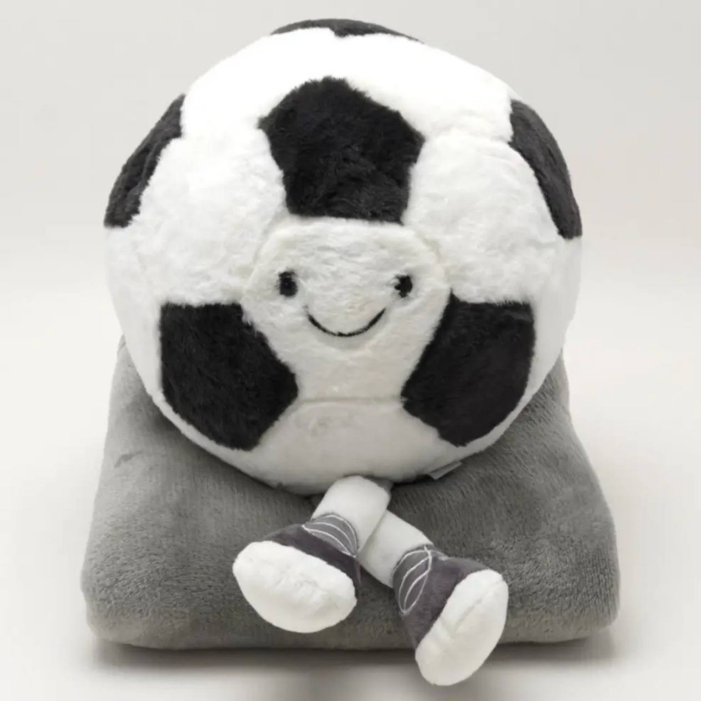 М'яка іграшка-плед Футбольний м'яч 160*110 см SBR Київ - фото 4