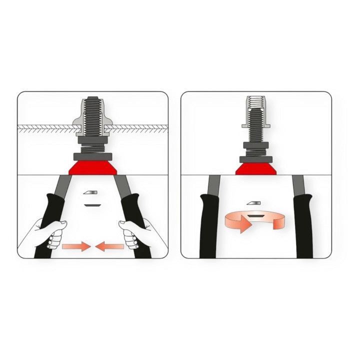 Заклепочник под резьбовые заклепки две ручки 338мм M5,M6,M8,M10 Мукачево - изображение 5
