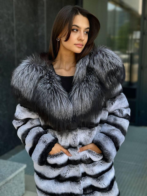 Натуральна шуба з шиншили XXL Харків - фото 2