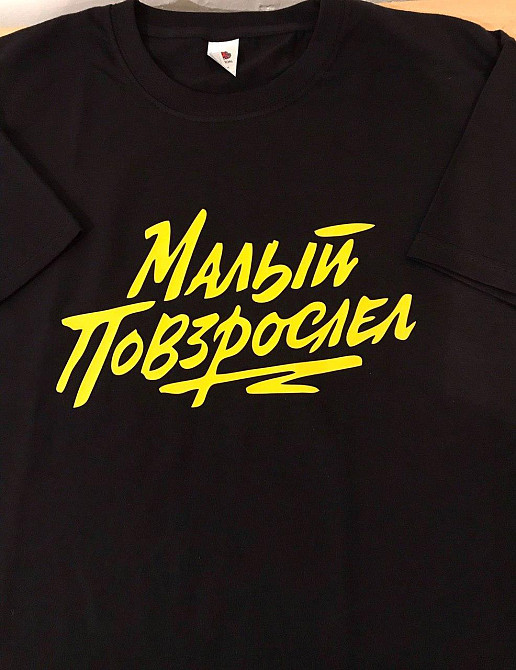 Мужская\Женская футболка с принтом !  Малый повзрослел Черновцы - изображение 1