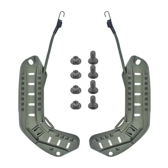 Обвіс для шолома FAST підвісна система + захисні подушки + бічні рейки ARC + шрауд (Оливковий) Київ