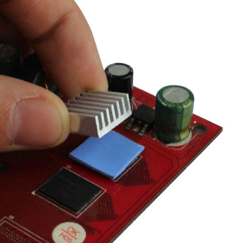 Термопрокладка под радиатор 10x10x1мм, 100шт, силикон Винница - изображение 2